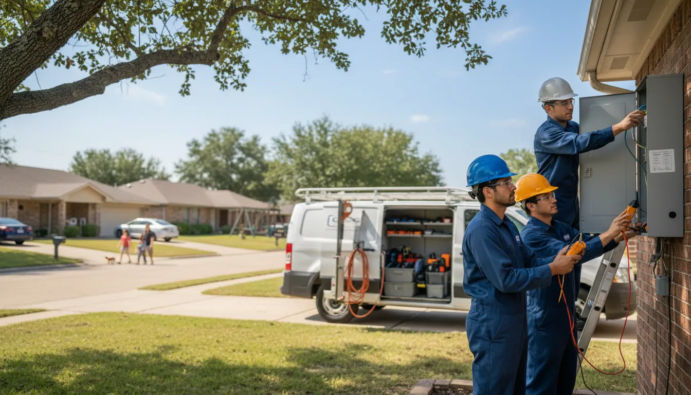 Certified electrician providing emergency electrical services in Columbus, MS